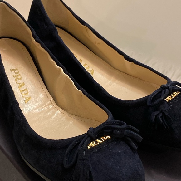 1F890D - Prada Women’s Suede Ballet Flats - Picture 8 of 10